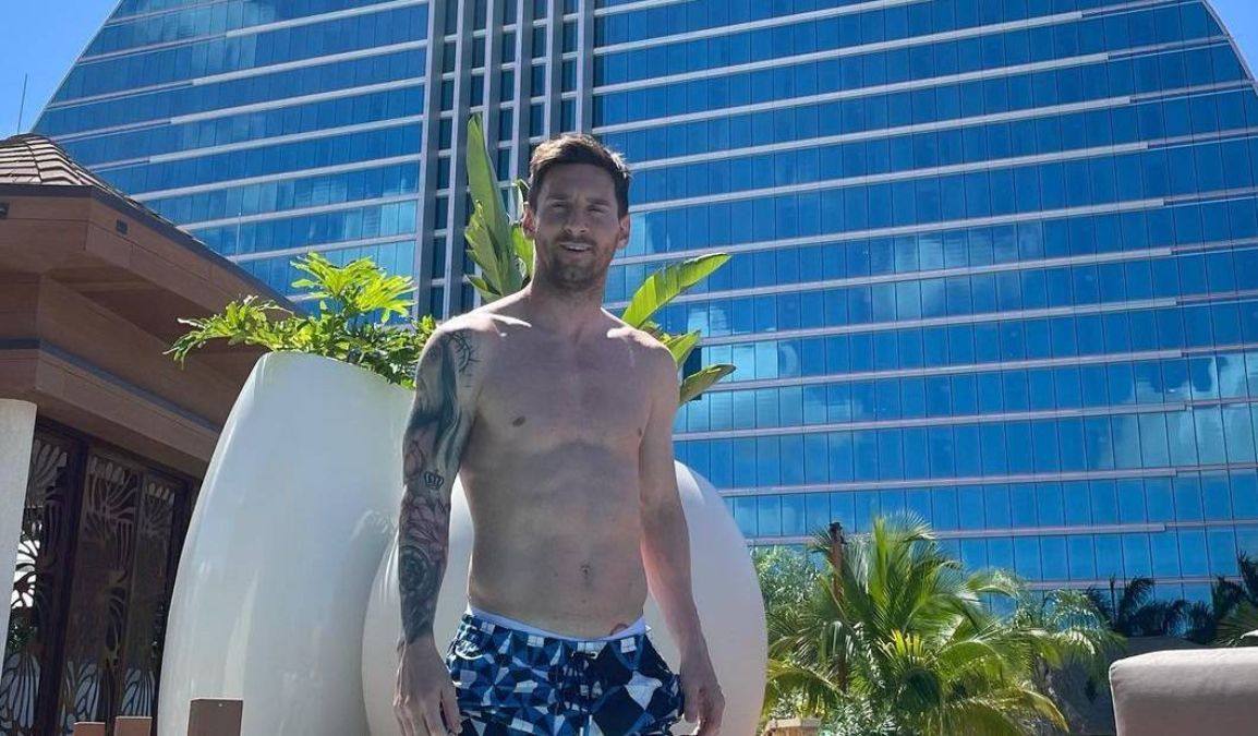 Lionel Messi subió una foto de su permitido en Miami 