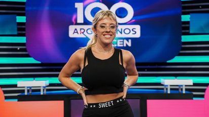 Nati Jota inició su conducción de 100 Argentinos Dicen ¡Le regalaron ropa interior!