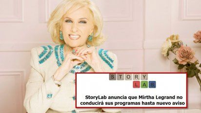 Cambios en la TV : Finalmente Mirtha Legrand no hará los programas hasta nuevo aviso