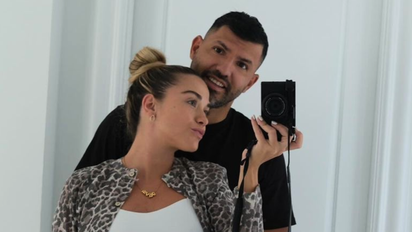El Kun Agüero publicó las primeras fotos de su hija, Olivia