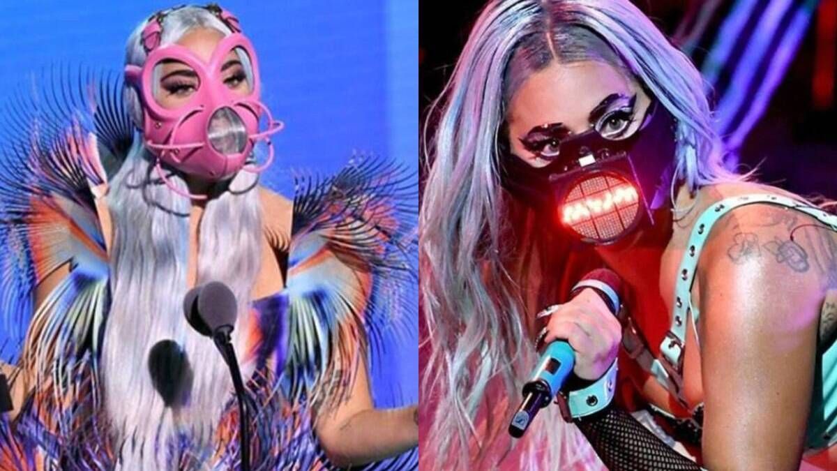¡De calidad! Lady Gaga usó mascarillas diseñadas por españoles