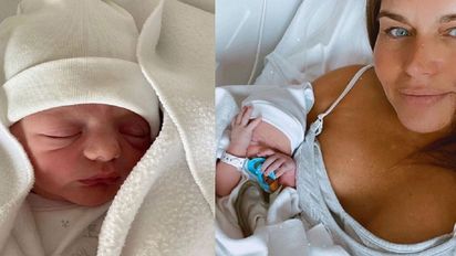 Angie Balbiani presentó a su hijo Cósimo en TV