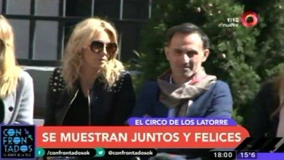 Los Latorre juntos como si nada: Diego, Yanina, la suegra, la cuñada y la hija lejos de Natacha