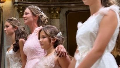 Las hijas de Nicole Neumann desfilaron con su tía y su prima