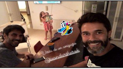 Mariano Martínez banca públicamente a Juan Darthés: la foto y el mensaje del encuentro