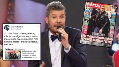 La categórica respuesta de Tinelli a la tapa sobre los rumores de su salud: 