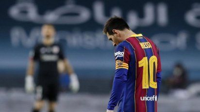 ¡Inédito! Lionel Messi y su expulsión en la Supercopa