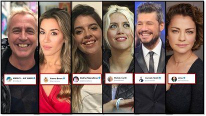 El primer tweet de los famosos: lo que escribieron Wanda, Tinelli, Marley, Jimena Barón y más al abrir sus cuentas