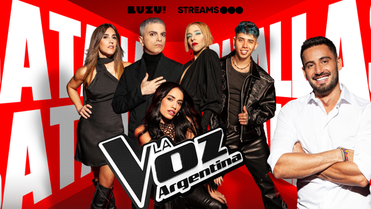 El jurado y el conductor de La Voz Argentina 2025.