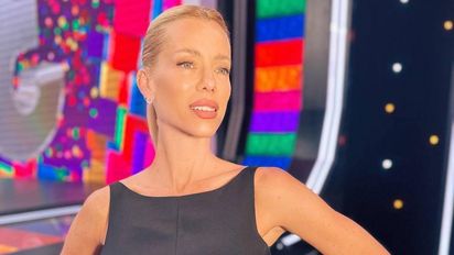 Nicole Neumann lució sensual look para ir a 'Los 8 Escalones': encaje y panza descubierta