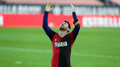 Lionel Messi también recordó a Diego Maradona a un año de su muerte