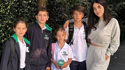 Wanda Nara y sus hijos