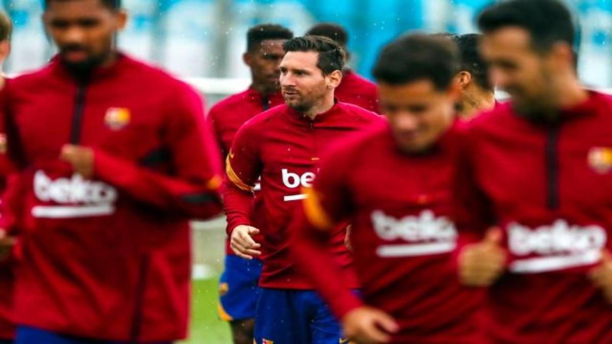 Lionel Messi superó el examen de COVID-19 y entrenó con el grupo