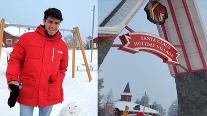 ¿Qué hace Marcos Ginocchio en Finlandia? las imágenes