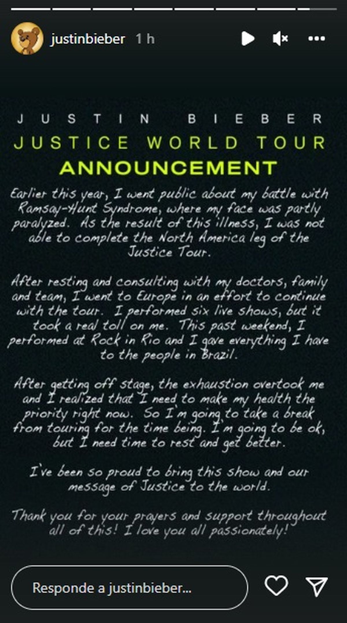 Por Qué Justin Bieber Canceló Sus Shows En La Argentina