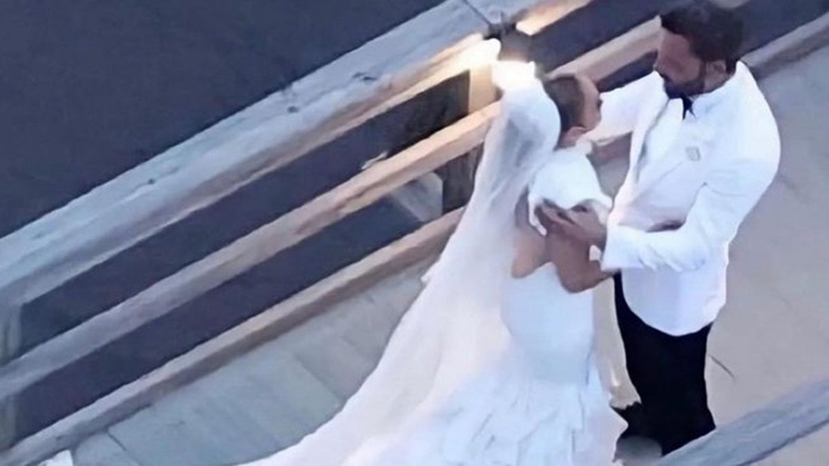 El dulce discurso de Ben Affleck en su boda con Jennifer López
