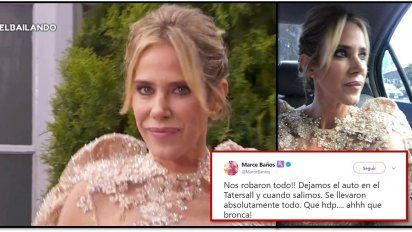 Robaron a Marcela Baños a la salida de la foto del Bailando: 