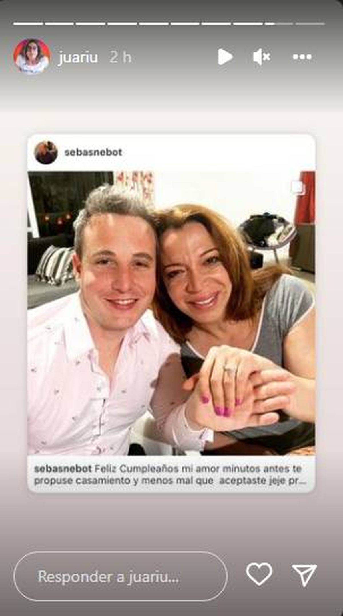 Lizy Tagliani se llevó una gran sorpresa de su novio Sebastián Nebot en 