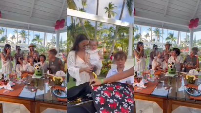 Las fotos de la fiesta de Benicio, el hijo menor de Pampita y Vicuña, en Punta Cana