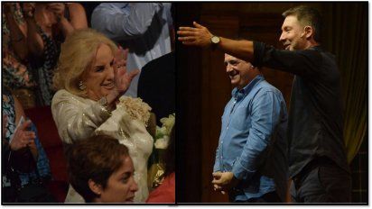 Mirtha fue a ver a Suar y a Chávez y aplaudió de pie