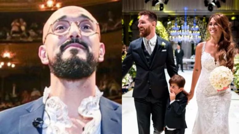 Abel Pintos reveló la insólita anécdota del casamiento de Lionel Messi y Antonela Roccuzzo