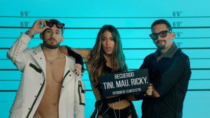 Tini Stoessel, muy cerca de Mau Montaner