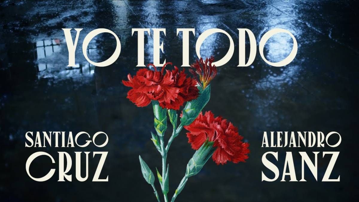 ¡Se juntaron! Alejandro Sanz y Santiago Cruz sacaron un sencillo