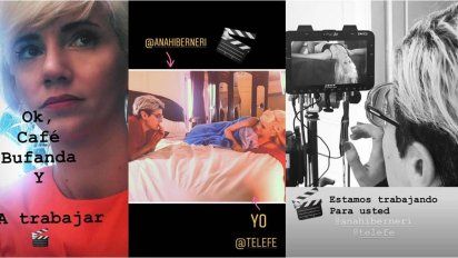 El back de Morir de amor, la nueva ficción de Griselda Siciliani, en Instagram