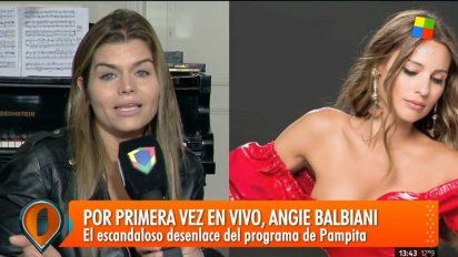 Angie Balbiani confirmó su distanciamiento de Pampita: ''Me dijo que necesitaba tiempo''