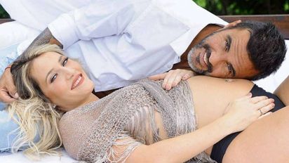 Mica Viciconte mostró el movimiento de Luca en su panza