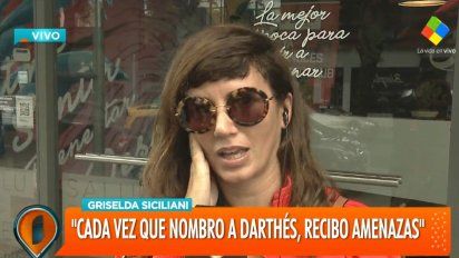 La palabra de Griselda Siciliani después de realizar la denuncia por las amenazas: ''Leer los mensajes te genera miedo''