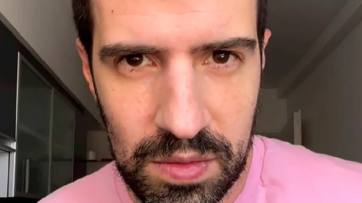 Martín Cirio se fastidió con el encargado de su edificio, por un pedido durante un vivo