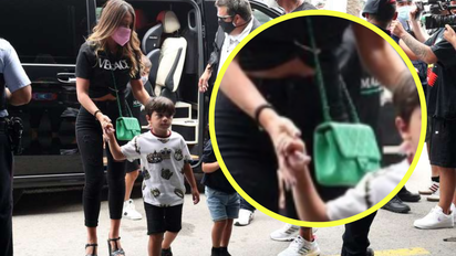 Antonela Rocuzzo: cartera de 9 mil dólares al llegar a París