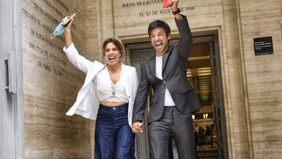 Video: Leandro Leunis se casó este viernes