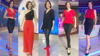 Toda patrocinada: Cristina Pérez y los atuendos que luce en el noticiero