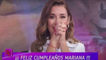 Mariana Brey sorprendida en su cumpleaños por sus hijos