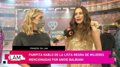 Pampita se incomodó cuando le preguntaron por una infidelidad de Vicuña