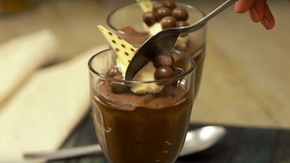 Receta riquísima de mousse de chocolate sin azúcar