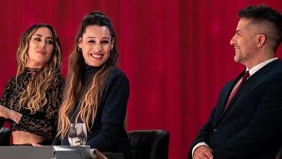 La selfie de Ángel de Brito, Pampita y Jimena Barón en los Premios Martí Fierro 2022