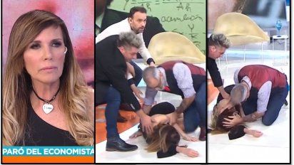 Daniela la cantante rompió con Milei, fue a contarlo en televisión y se desmayó en vivo