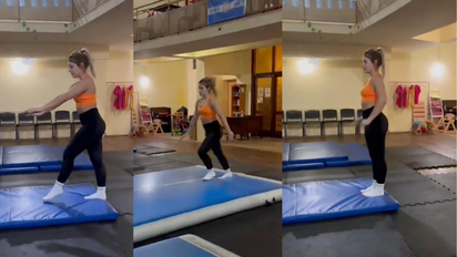 Con saltos y vueltas: Coti Romero mostró cómo es su intenso entrenamiento para el 'Bailando 2023'