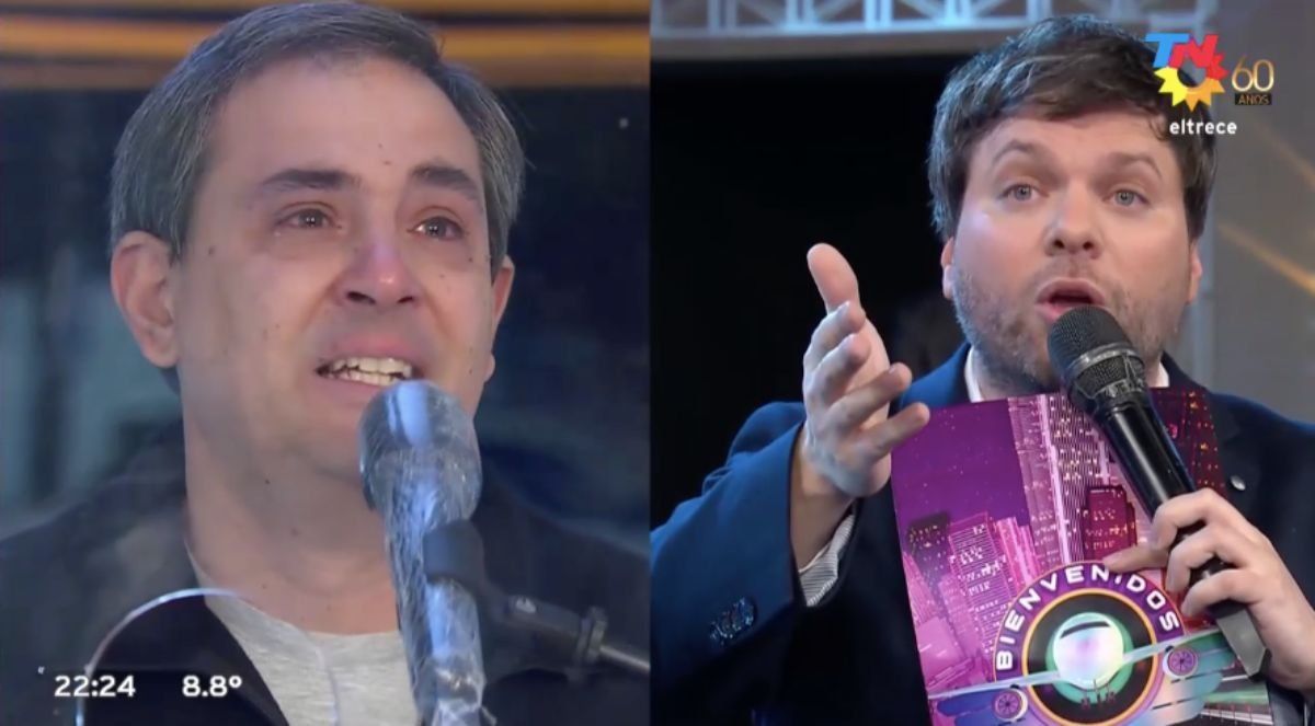 Guido Kaczka le dio 10 mil a un taxista que lloró en vivo