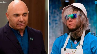 Germán Martitegui se negó otra vez a probar el plato de Alex Caniggia