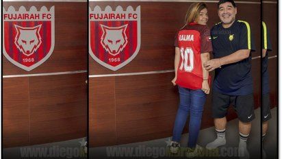 Dalma y Diego Maradona juntos en Dubai: las fotos