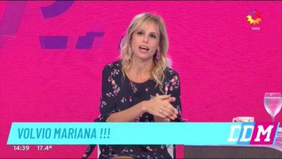 Volvió Mariana Fabbiani: 