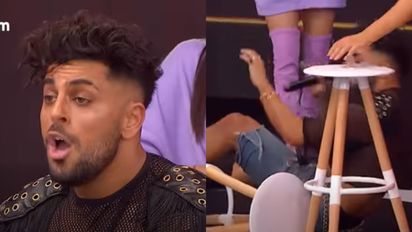 Desopilante caída de Facu Mazzei en 