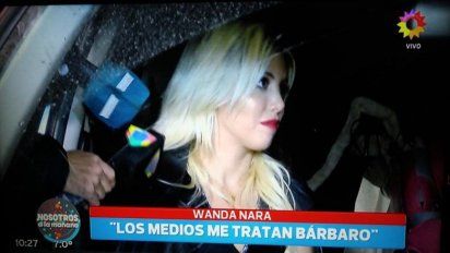 Irónica y relajada: así se mostró Wanda Nara con la prensa, luego del escándalo de hace unos días