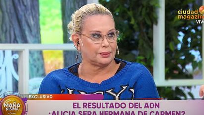 Se conoció el resultado de ADN de la supuesta hermana de Carmen Barbieri