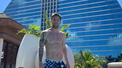 Lionel Messi subió una foto de su permitido en Miami 