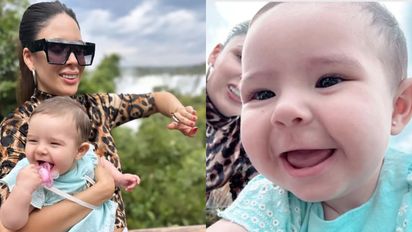La nueva atracción favorita de Sarah, la hija de Barby Franco y Fernando Burlando